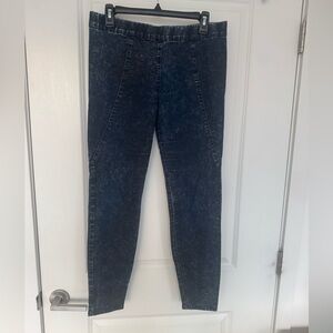 silence + noise Dark Washed Black Jeggings